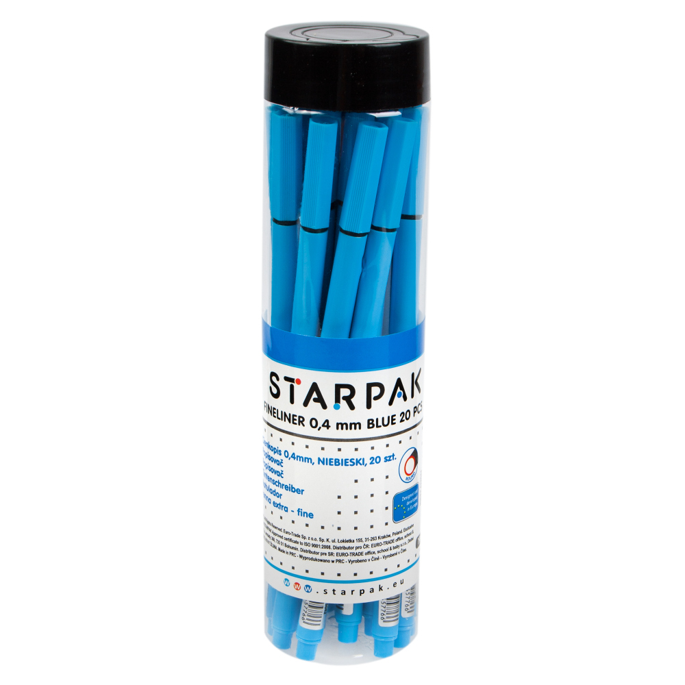 tubo Starpak blu da 0,4 fib fineliner