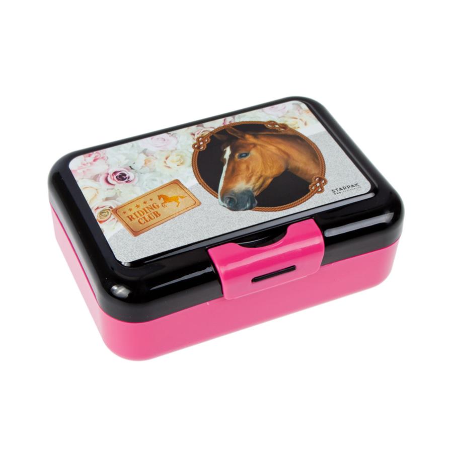 borraccia + box colazione borsa per cavalli