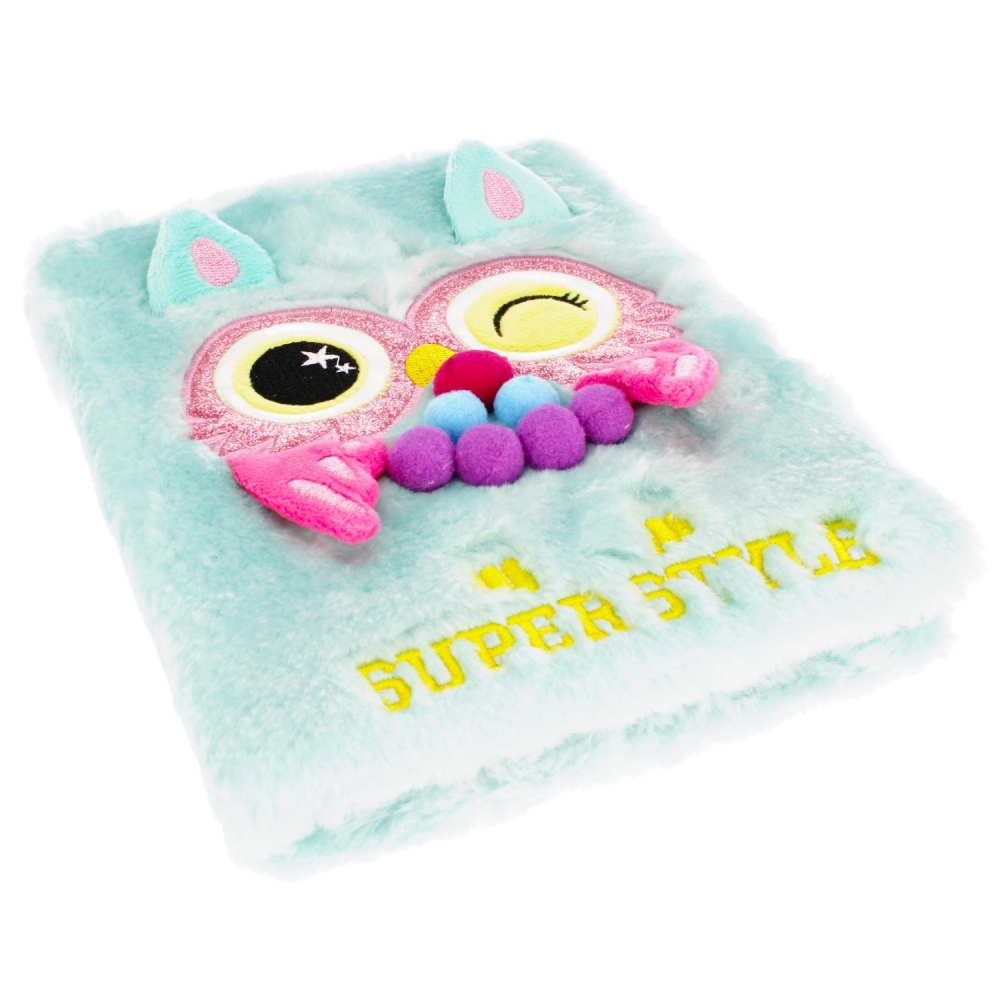 taccuino peluche 210x150 gufo starpak borsa con so