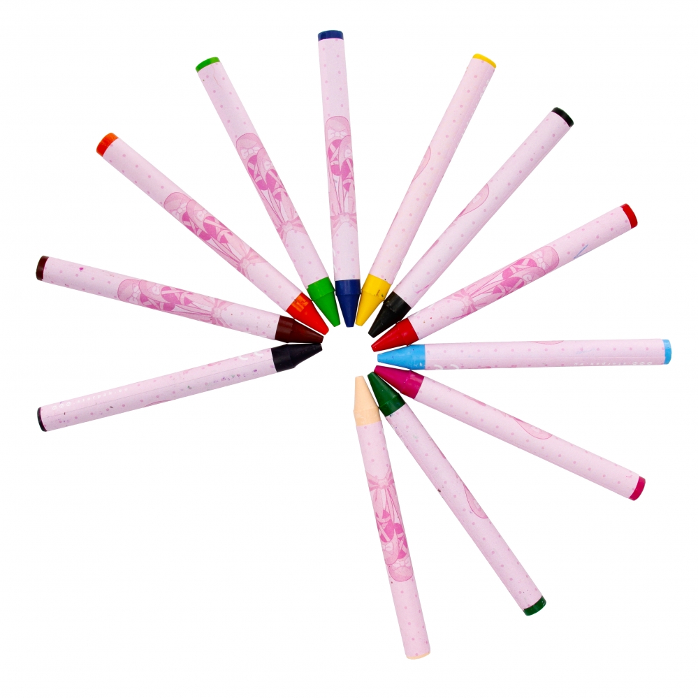 pastelli a cera 12 colori ballerina starpak