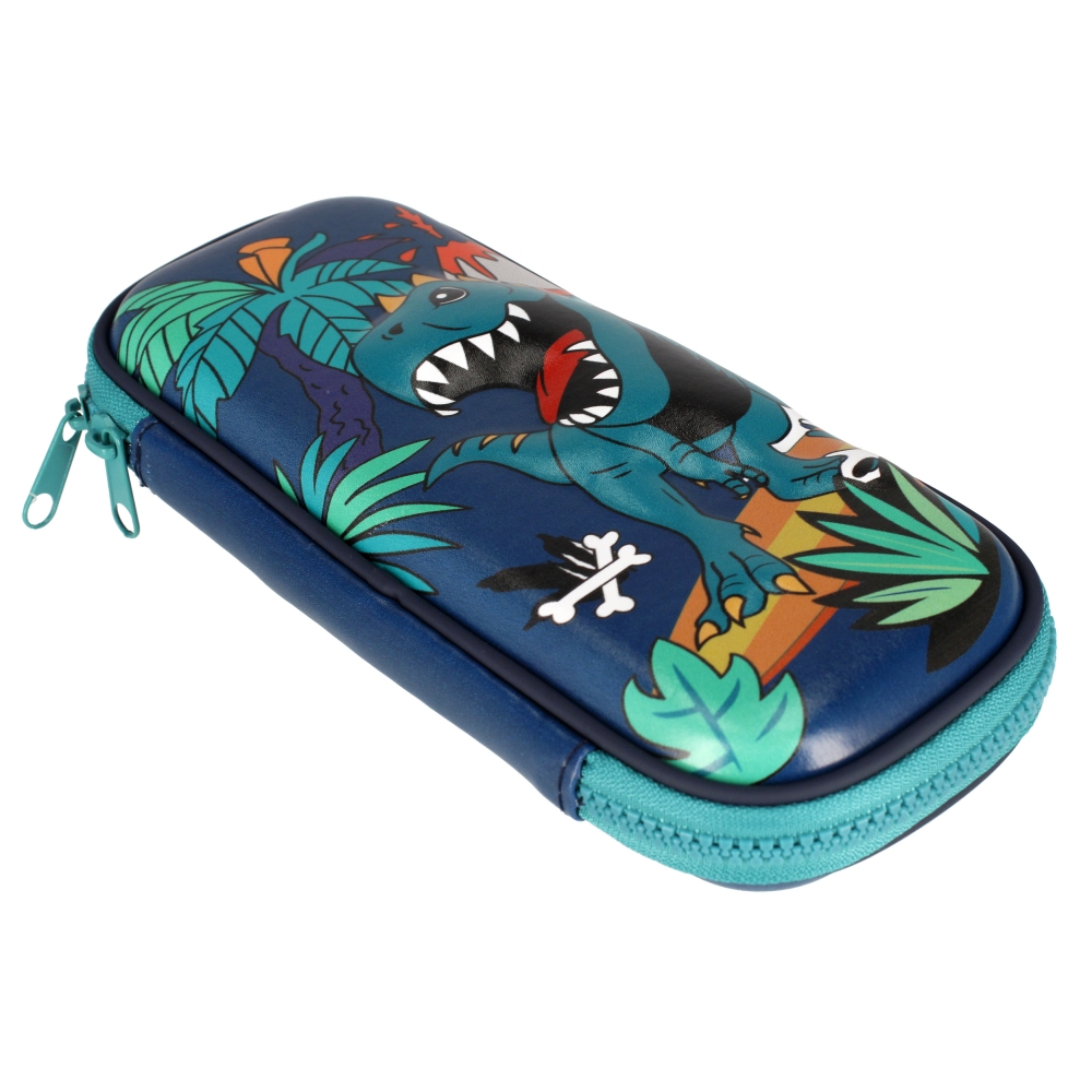 astuccio 1 cerniera borsa dinosauro 3d 1/