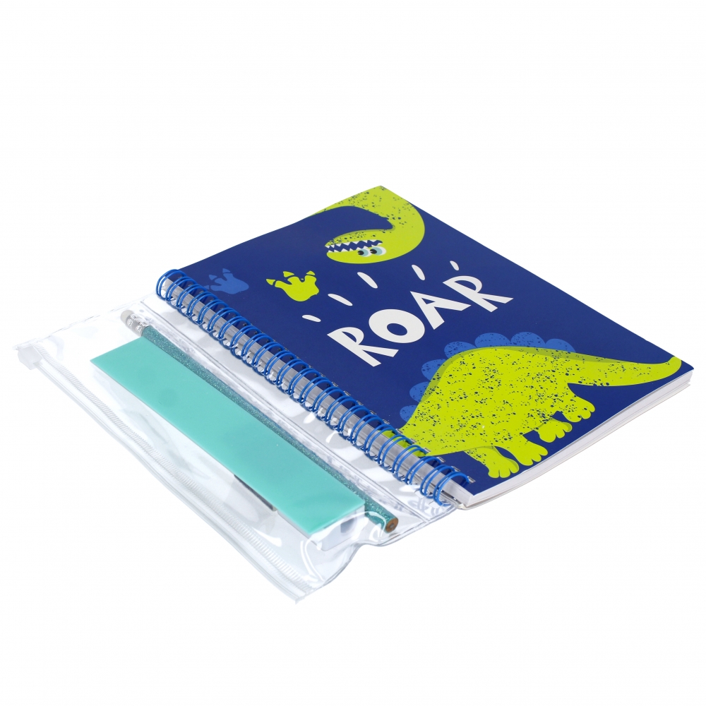 set scolastici borsa dino starpak con ciondolo