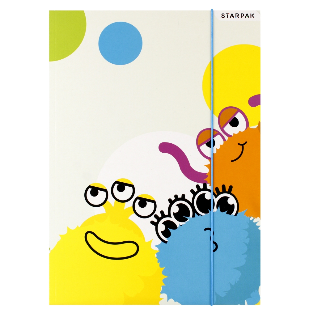 Cartella con gomma da cancellare A4 Monster Starpa