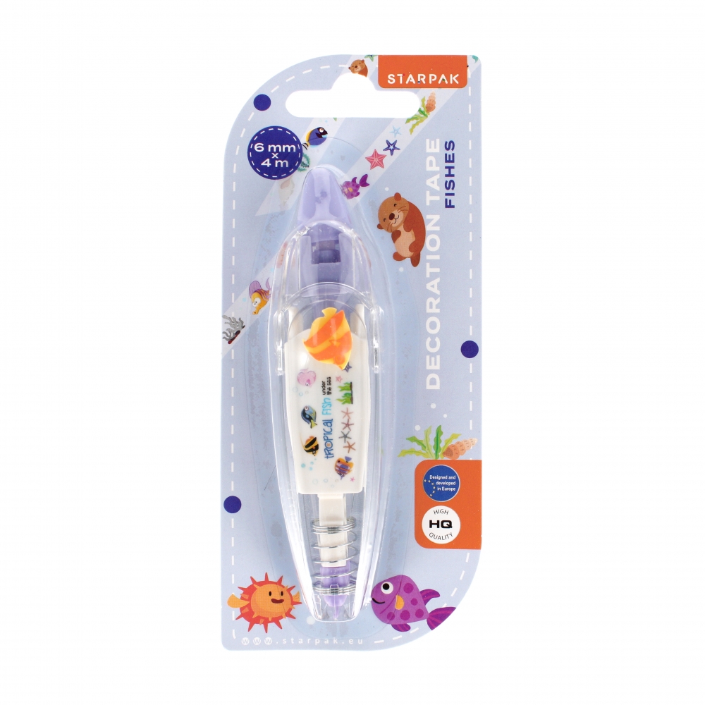 nastro decorativo pesce 6mm/4m blister