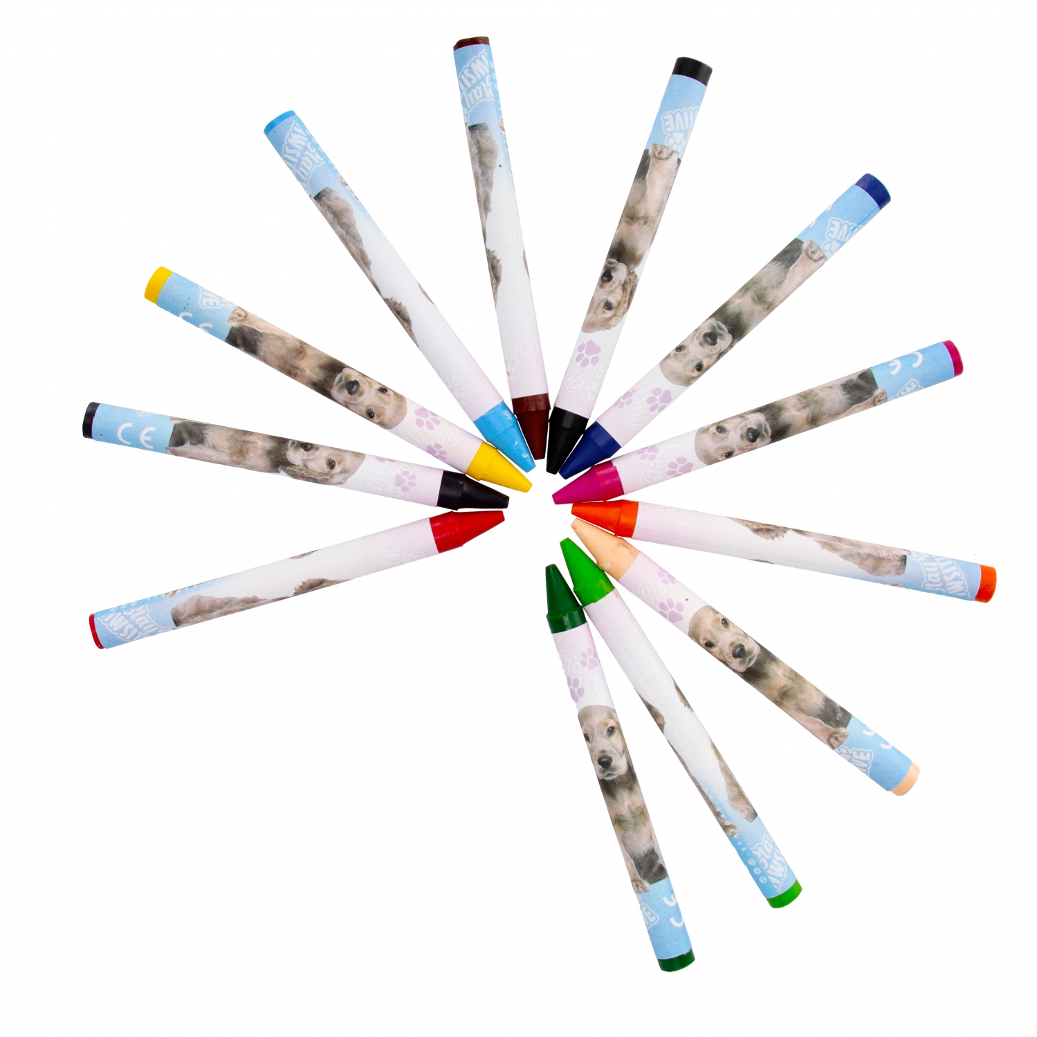 Pastelli a cera Doggy Starpak 12 colori