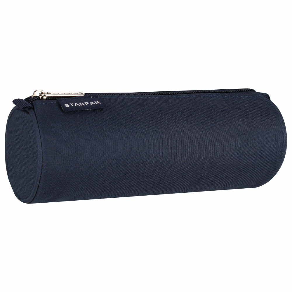 tubo astuccio, 1 cerniera, starpak blu navy, borsa