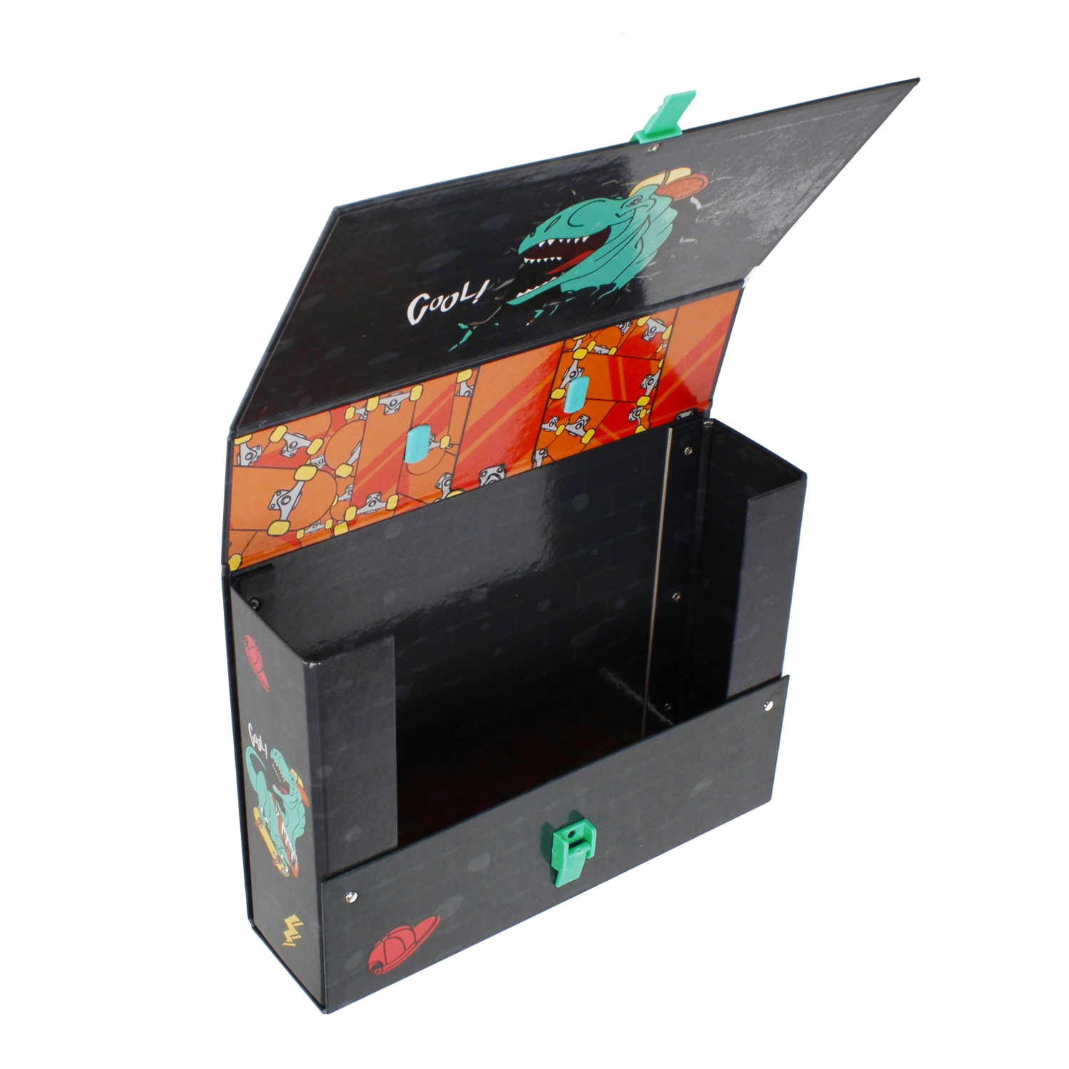 valigetta con manico a4/95mm skate dino starpak pu