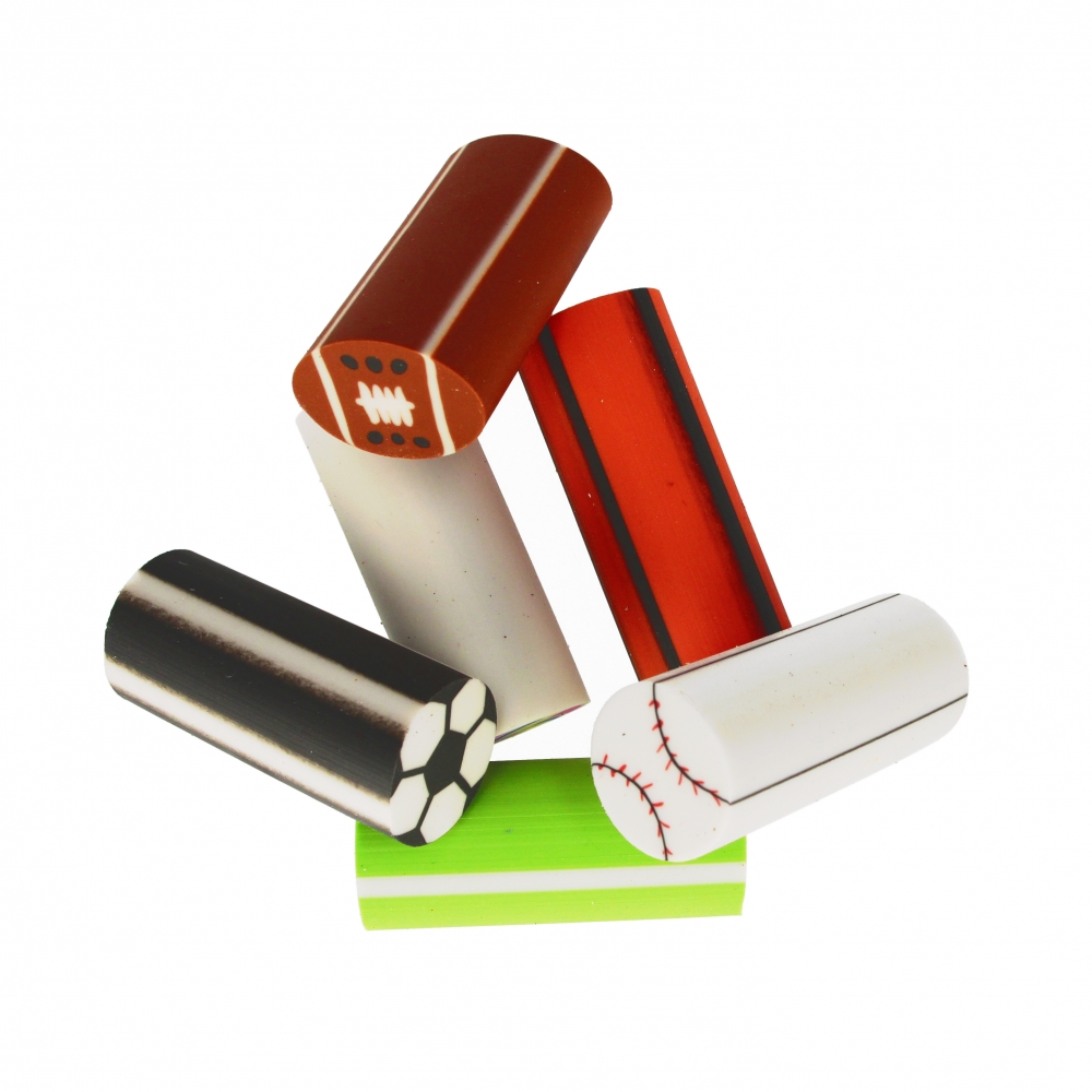 gomma sportiva, 6 pz., custodia