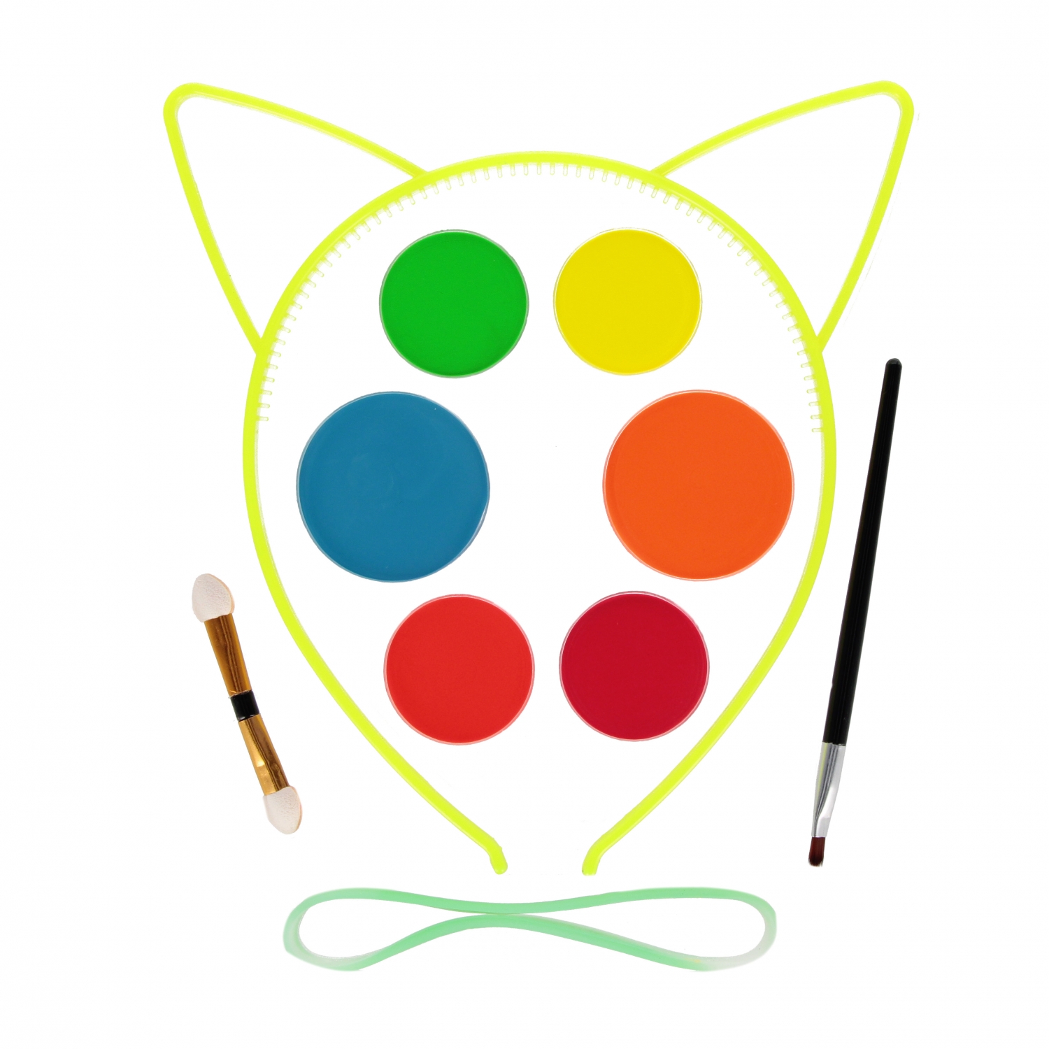 pitture per il viso 6 colori fluorescenti starpak