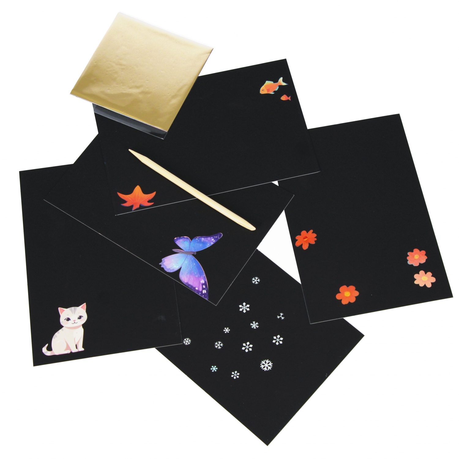 set creativo gratta e vinci + foil girl starpak