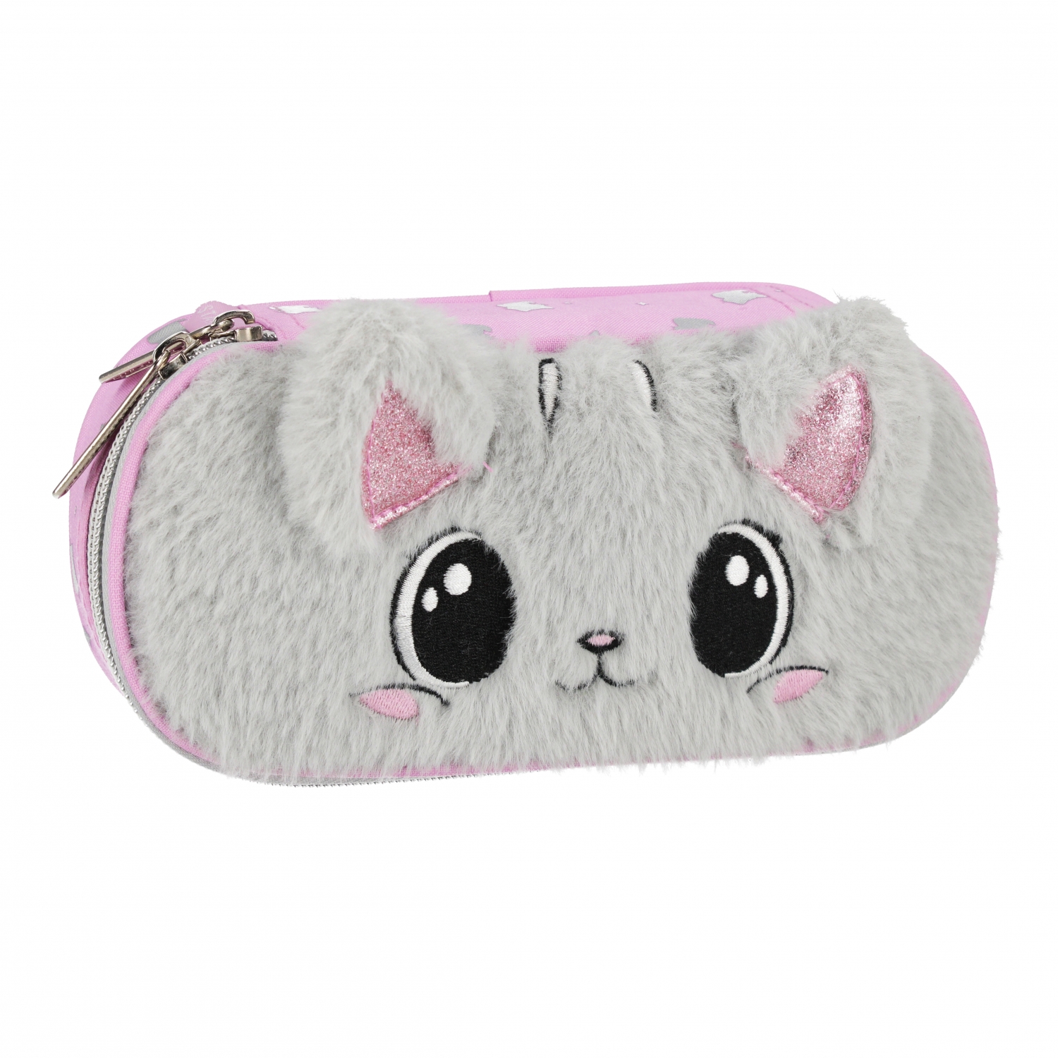 astuccio portapenne sasz ovale 1 cerniera gattino