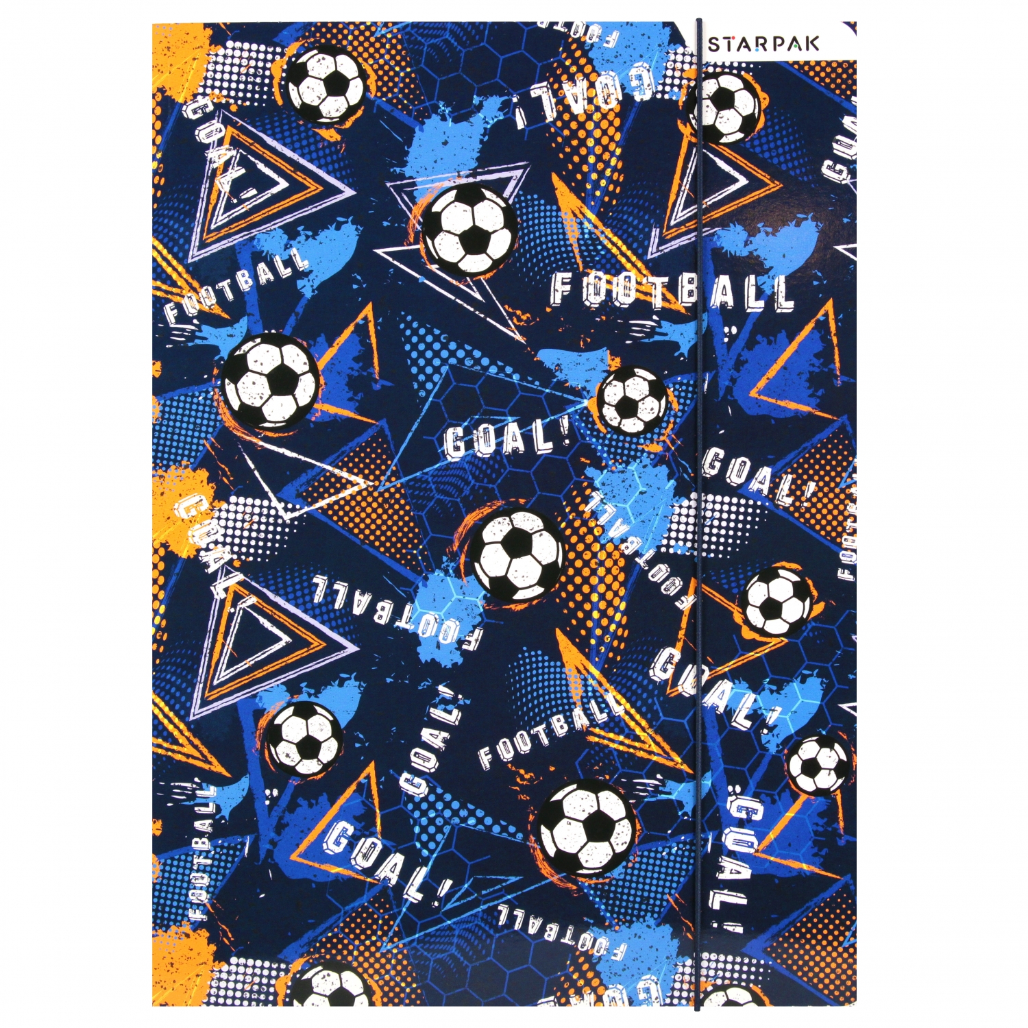 cartella con elastico carta a4 Football foglio di