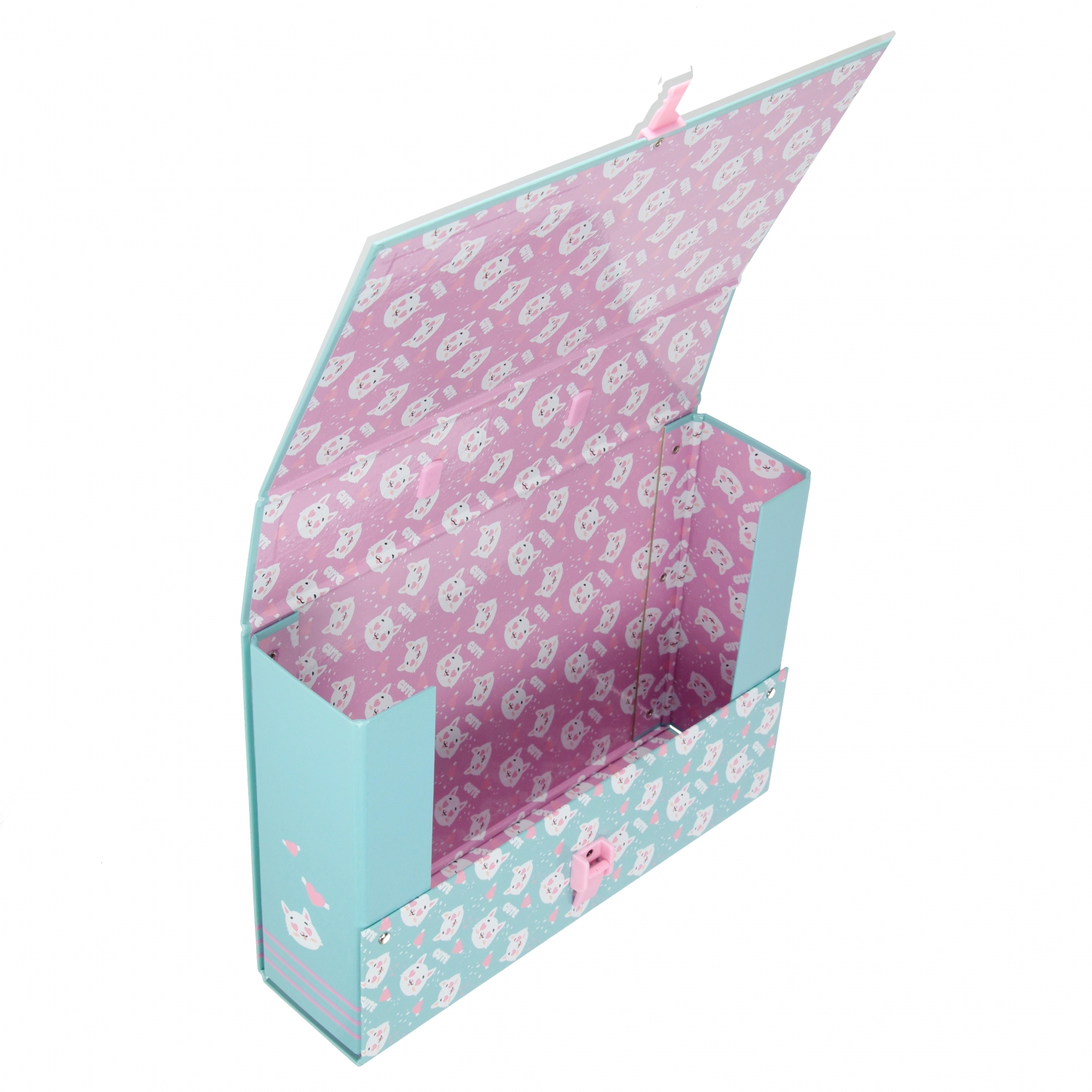 cartella con maniglia a4/95mm kitty starpak poud