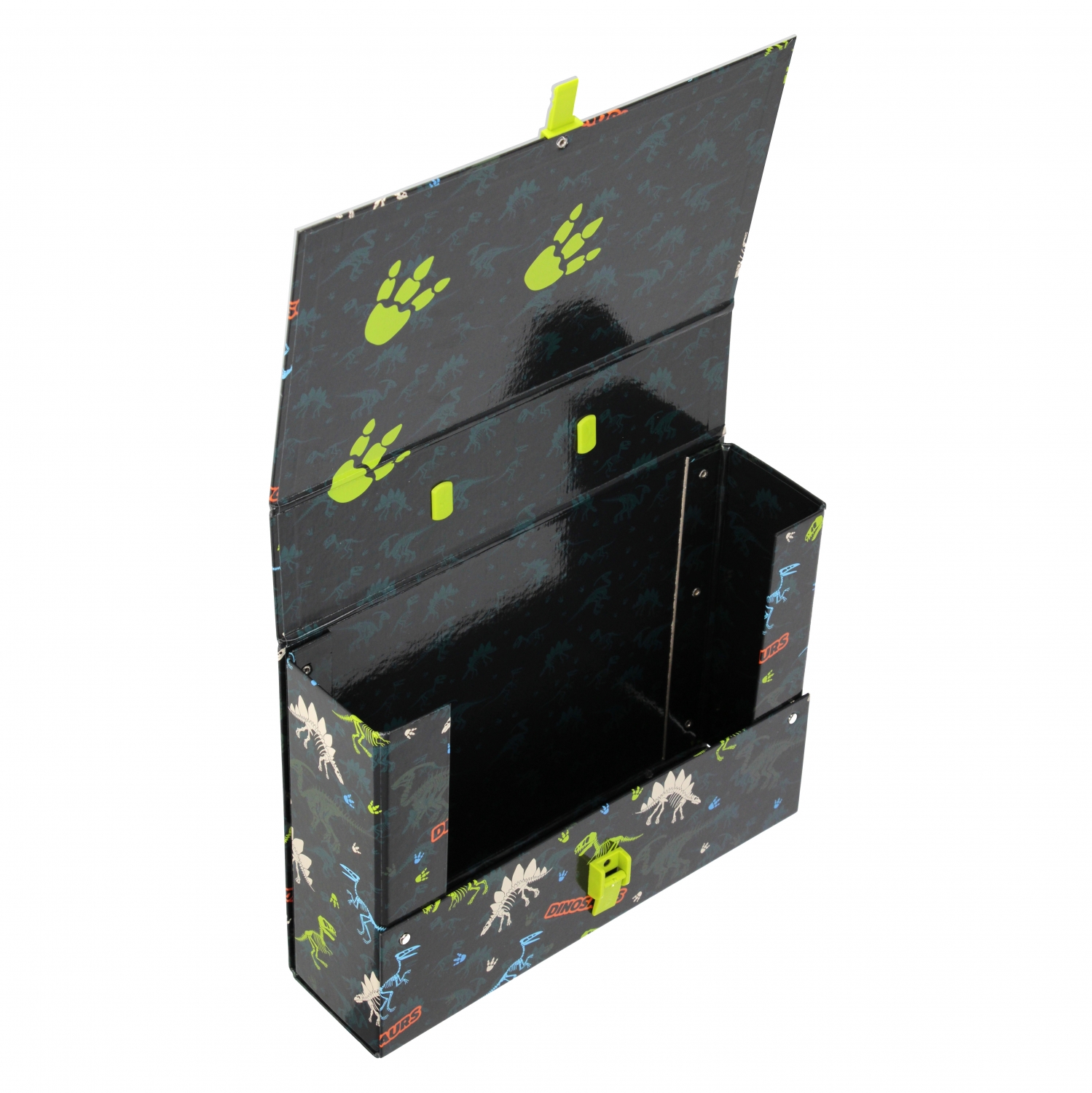 cartella con maniglia a4/95mm dino glow starpak po