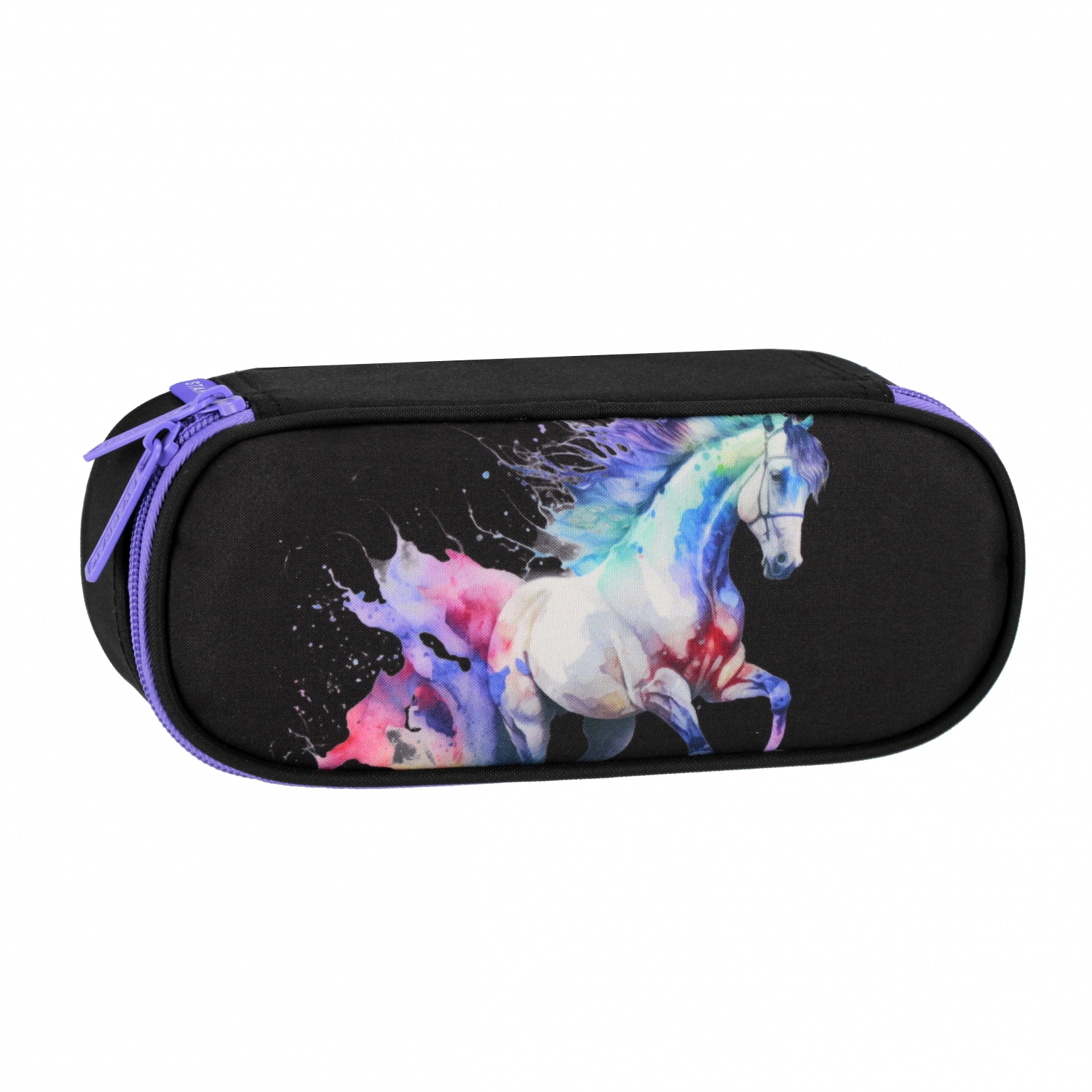 astuccio portapenne sasz ovale 1 cerniera cavalli