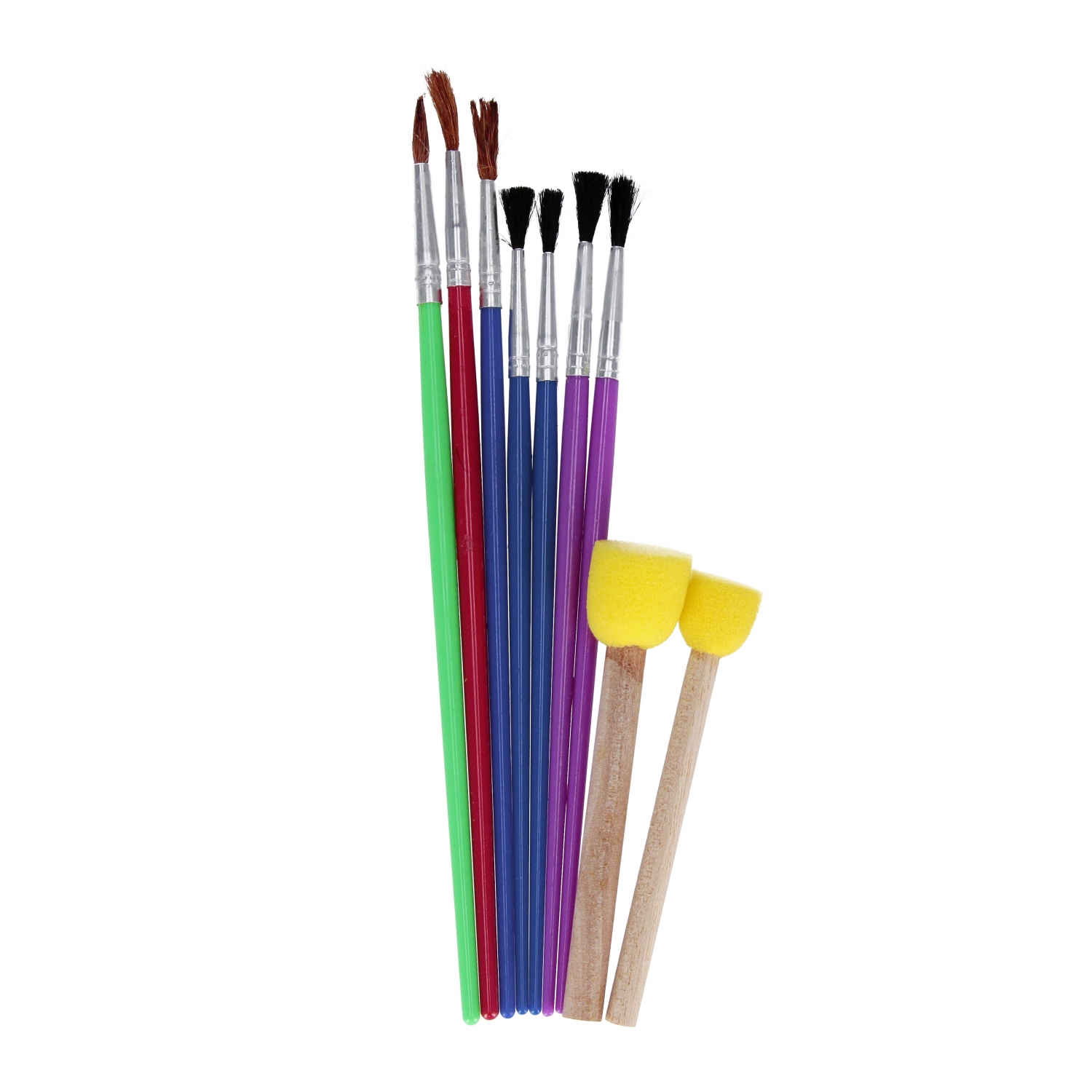 set di pennelli per la scuola 15 pezzi set borsa c