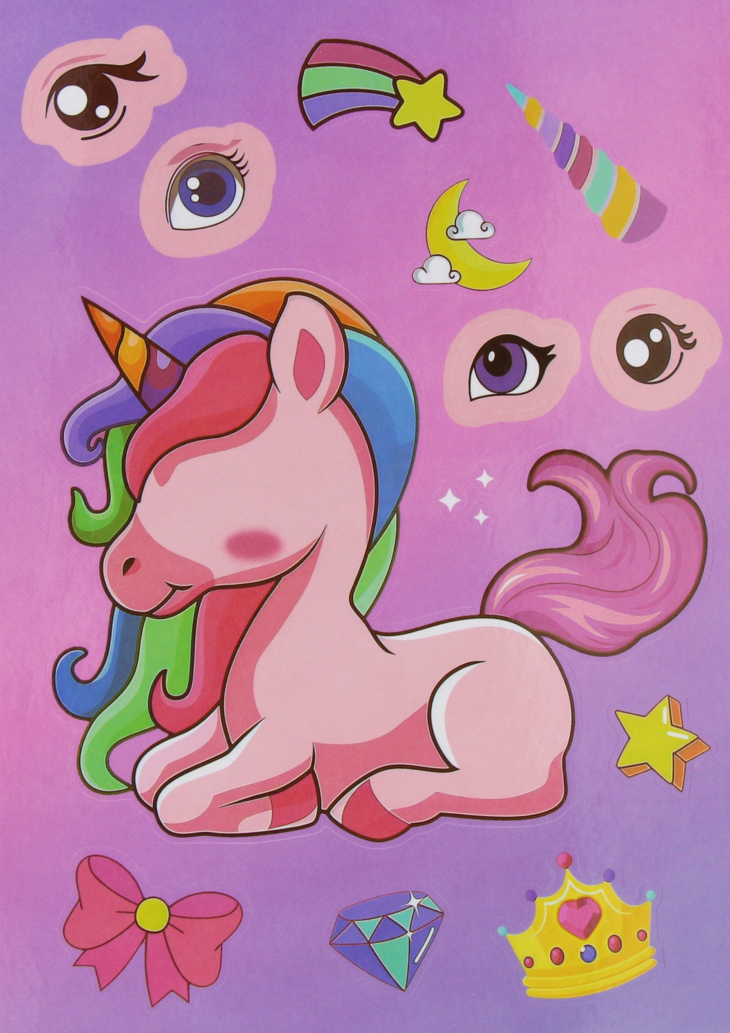Crea un set di adesivi creativi Unicorn 6k Starp