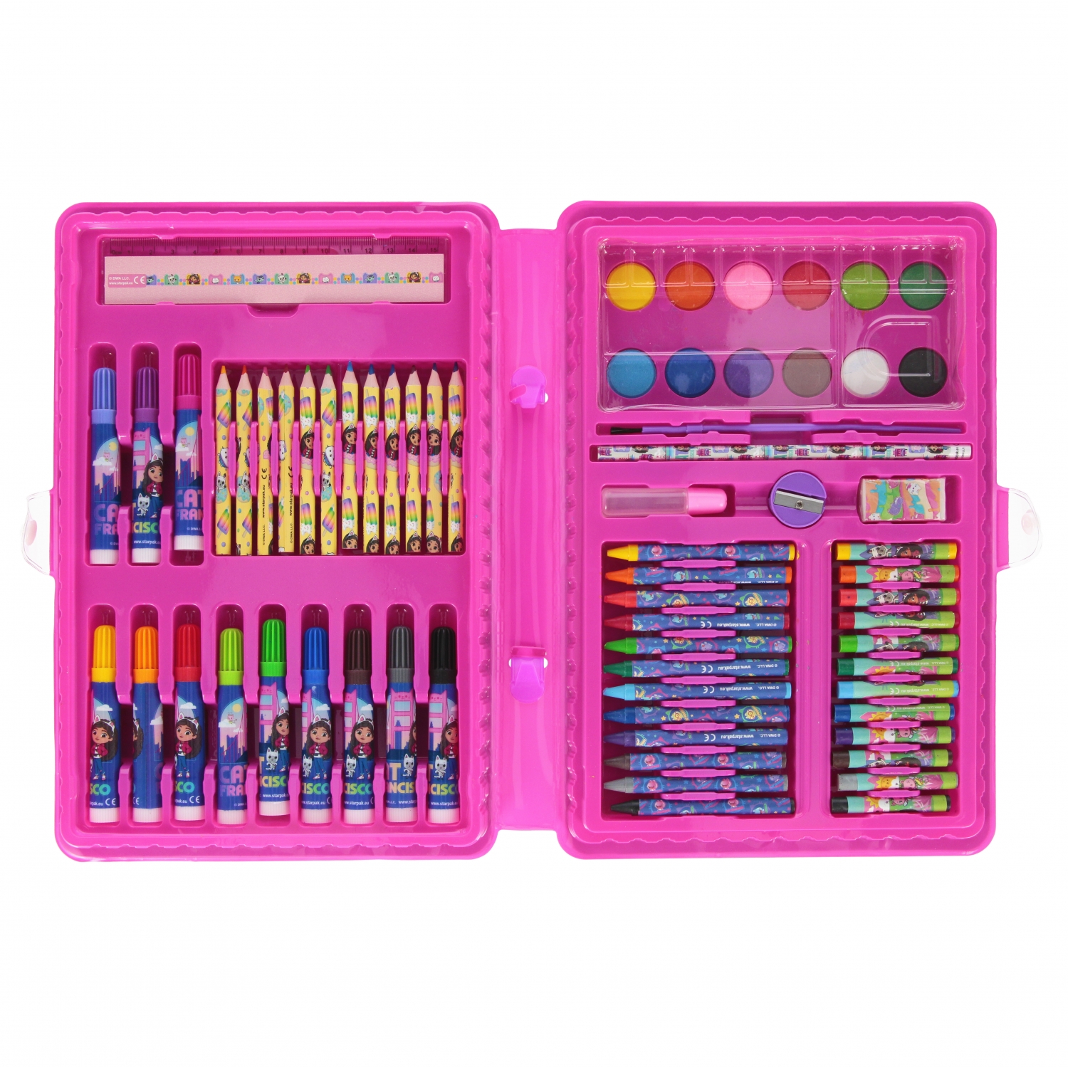 Set artistico da 68 pezzi per la casa delle bambol