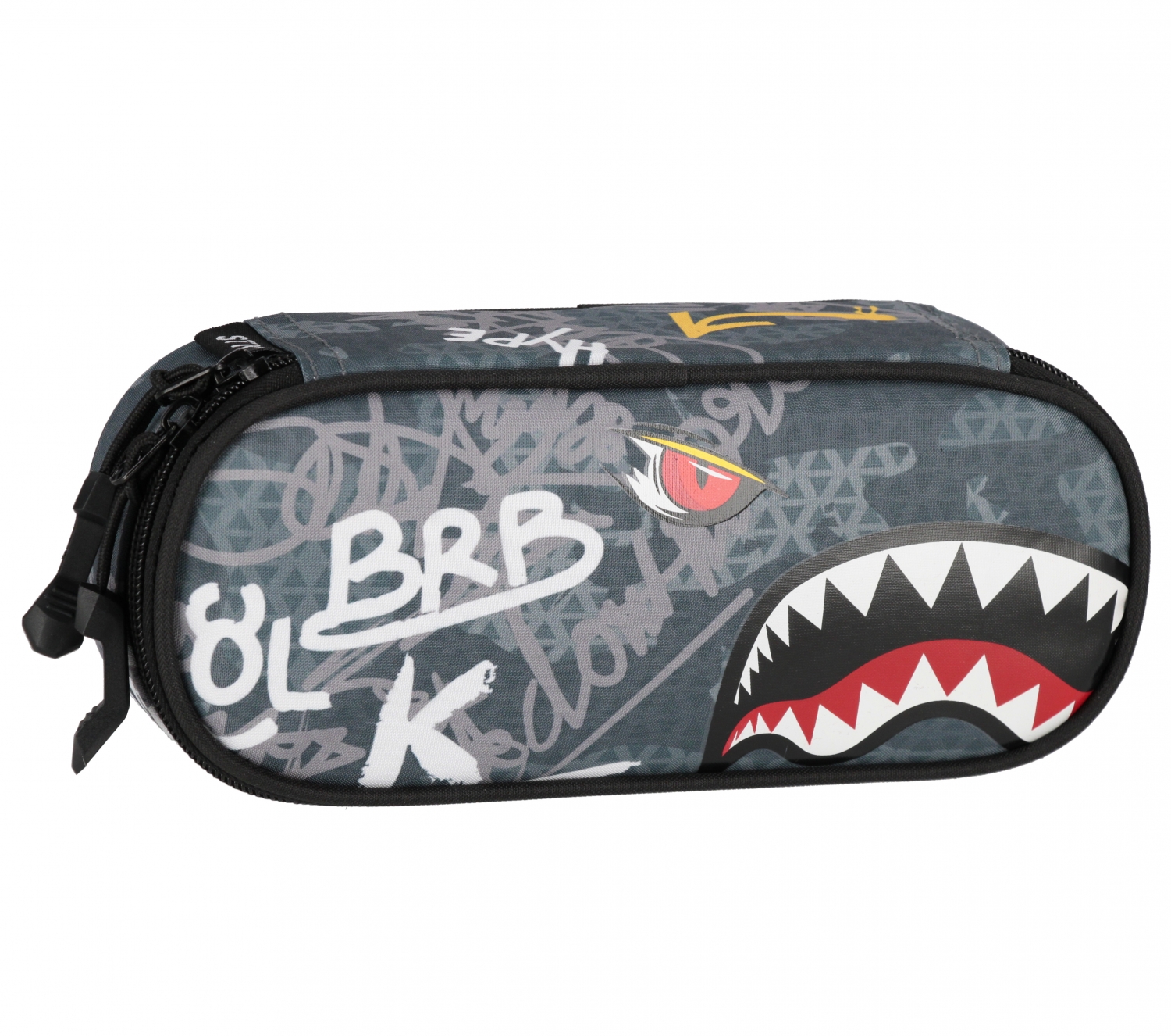 astuccio Sasz ovale 1 cerniera Shark Starpak borsa