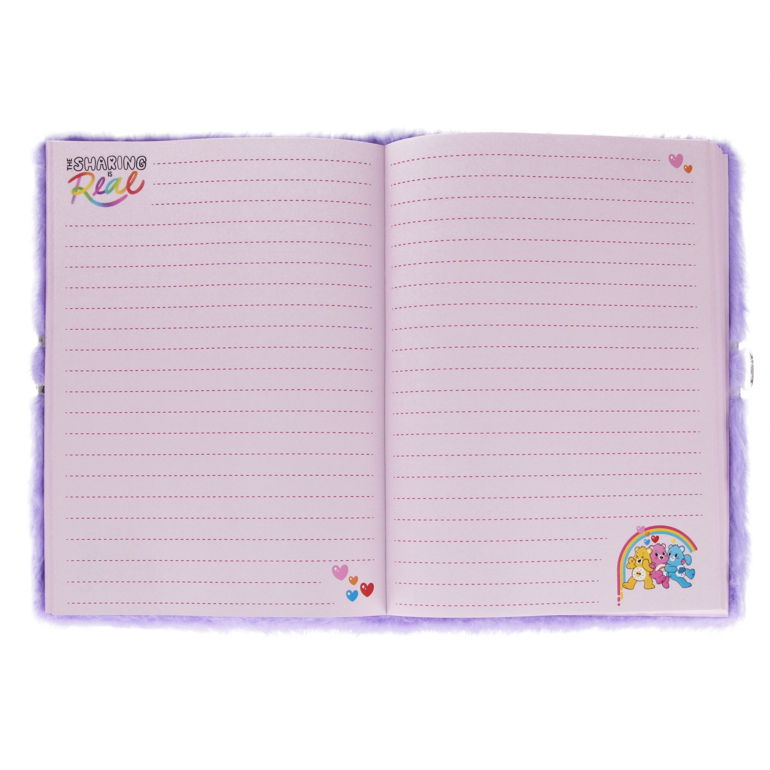 Diario di peluche con chiusura a5/80k Orsetti del