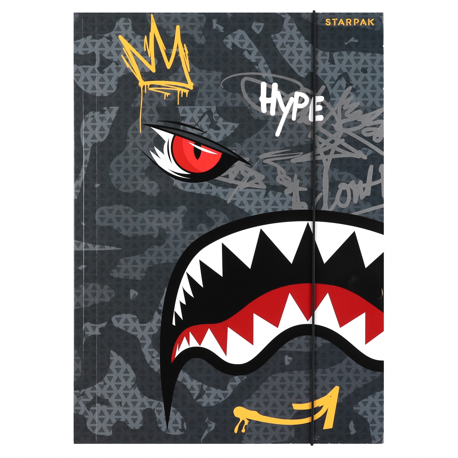 Cartella con elastico, carta A4, Shark Mix2, Starp
