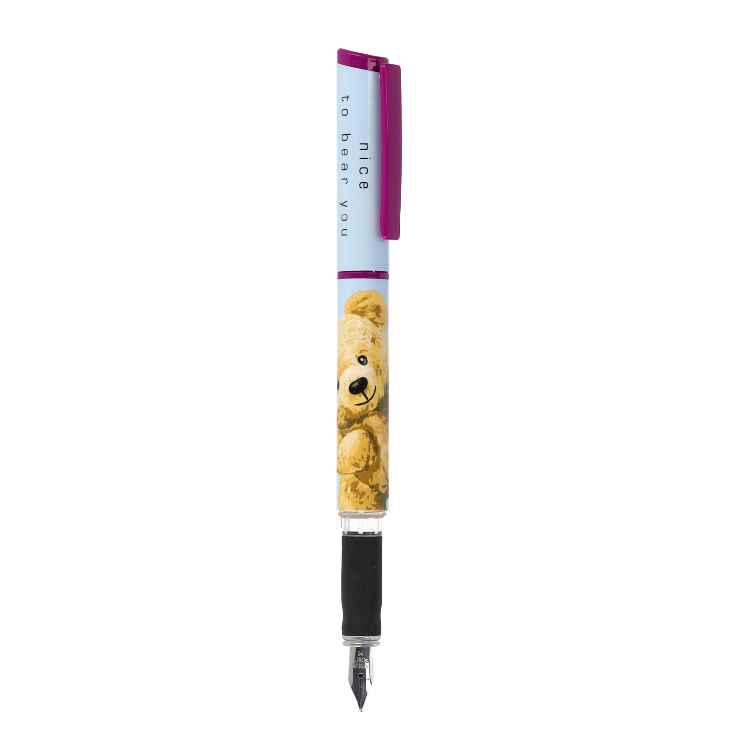 penna + 2 cartucce + gomma da cancellare in bliste