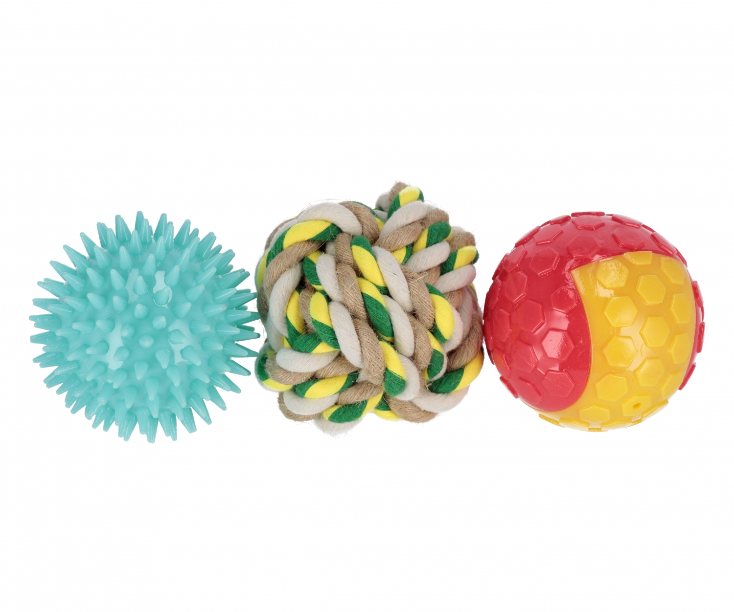 Giocattolo per cani con palline che squittiscono,
