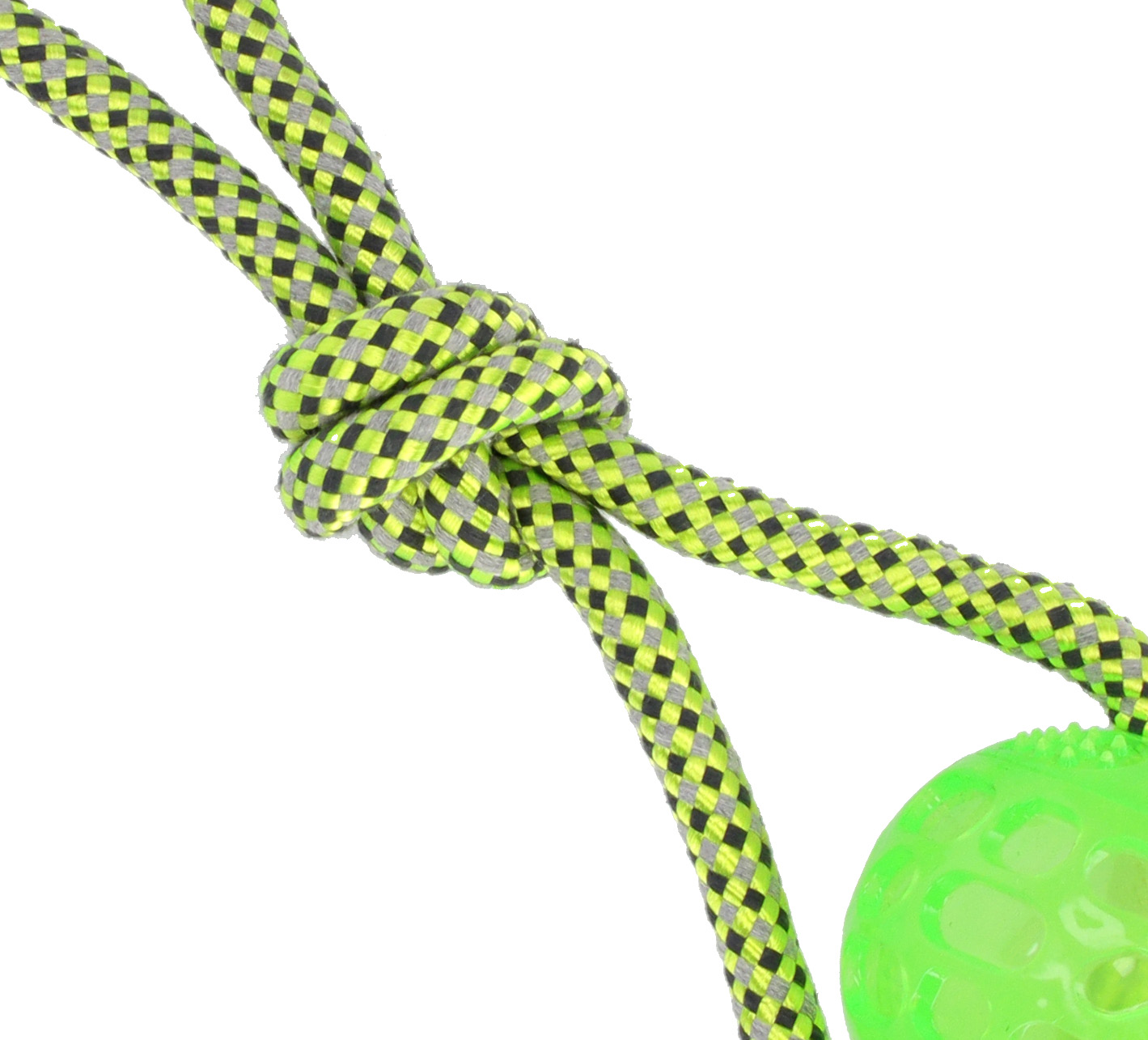 Giocattolo per cani, palla da tiro verde, 36 cm, t