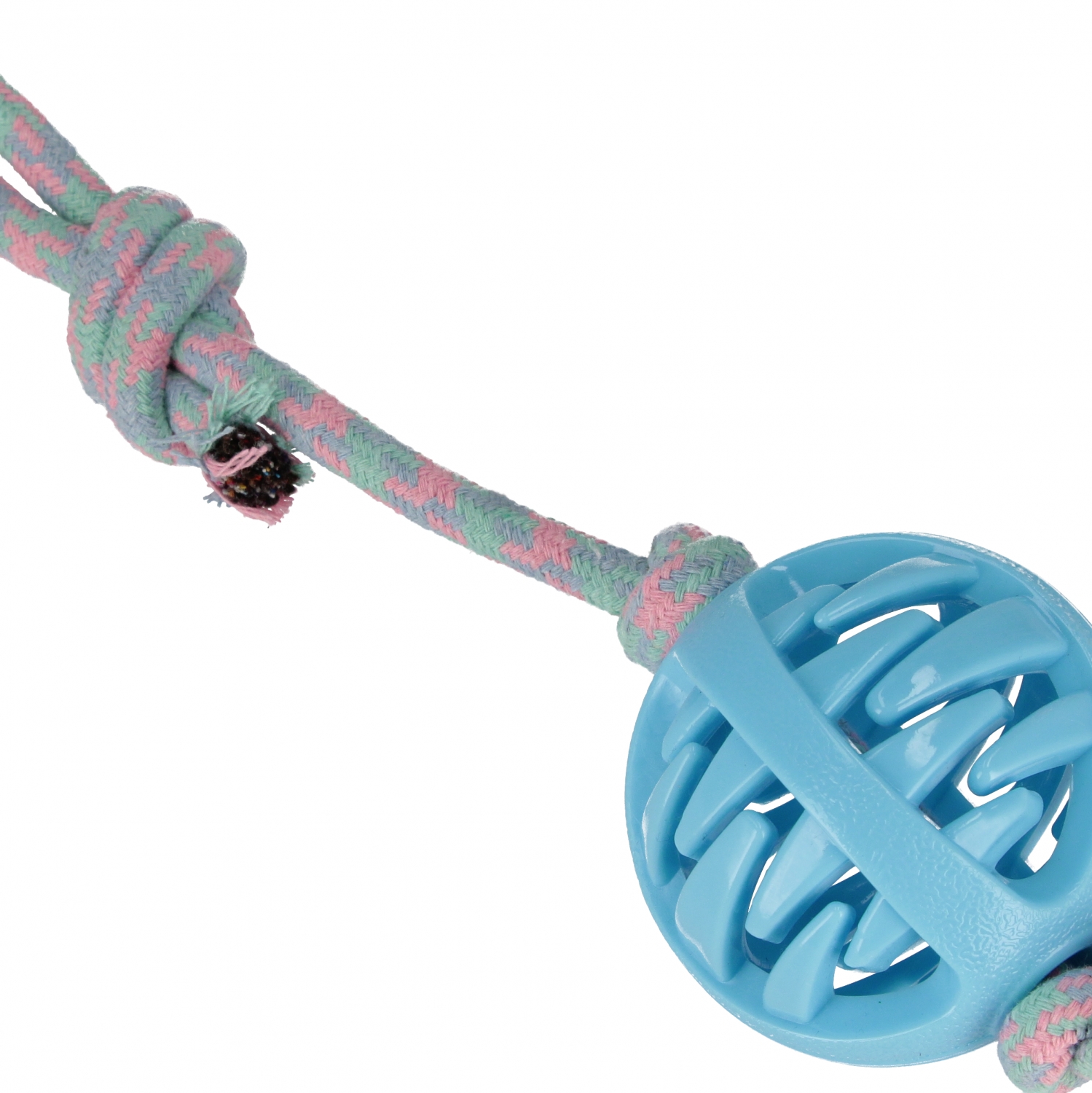 giocattolo per cani tira e molla gusto blu 40 cm