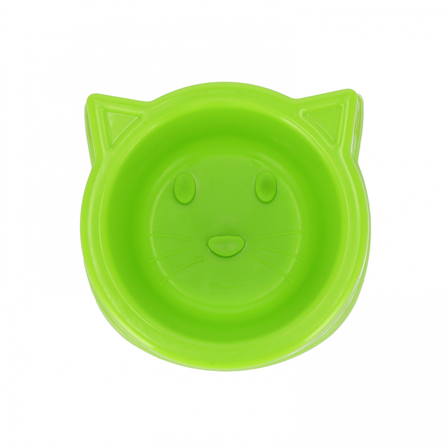 ciotola per animali domestici gatto verde 13cm tru